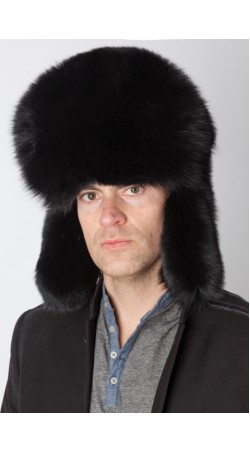 Colbacco in volpe nera – stile russo uomo